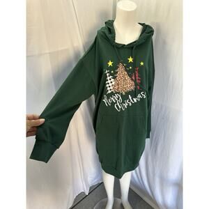 Merry Christmas’s Jacket Green Sz L
